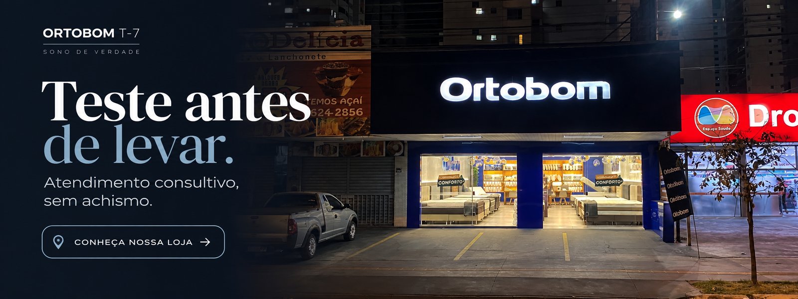 Conheça a loja Ortobom T-7